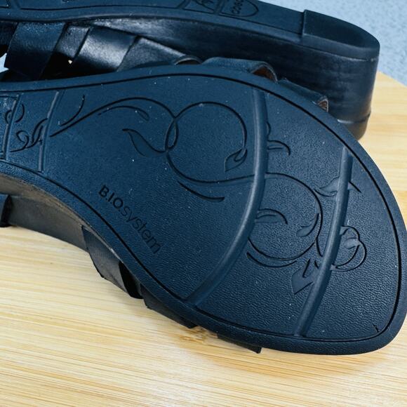 Abeo Biosystem Womens Orthopedic Comfort Sandals Black Leather Size 7N - Picture 13 of 16
